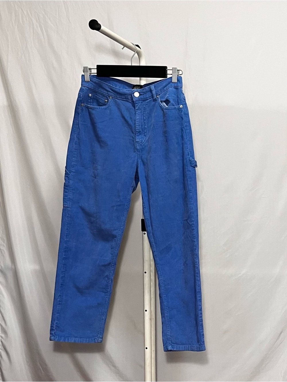 BDG Men's Corduroy Carpenter Pants in Bright Blue